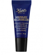 The ideal companion to the highly successful Midnight Recovery Concentrate, this restorative concentrate of essential oils and botanicals improves the youthful appearance around the eye. Infused with the same natural ingredients as Midnight Recovery Concentrate, as well as Butcher's Broom, this night treatment leaves under-eye skin feeling strengthened and replenished. Midnight Recovery Eye's non-migrating cream texture is specifically formulated for the delicate eye area.