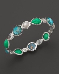 Ippolita Seafoam Wonderland Sterling Silver Mini Hero Bangle in Seafoam