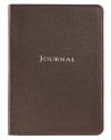 Graphic Image Medium Travel Journal, Goatskin Leather, Mocha (MTJMRBLGTIMOC)