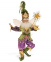 With a wave of his wand, the Fairy of Miracles will fill your home with holiday magic. Sequins, glitter and beads give the Mark Roberts figurine an air of unparalleled whimsy, while adjustable arms and legs add an extra element of fun.