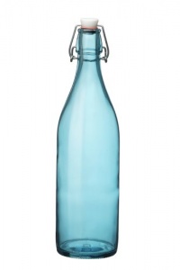 Bormioli Rocco Giara Bottle Set of 6, Sky Blue