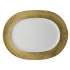 Bernardaud Ecume Gold Oval Platter 13.8 In