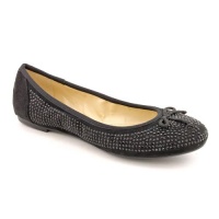 INC International Concepts Paloma Flats Shoes Black Womens