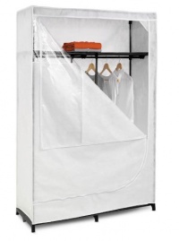 Honey-Can-Do 46 Portable Clothing Storage Closet with Top Shelf