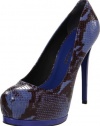 Pour La Victoire Women's Zimmer Platform Pump,Dusty Blue,6 M US