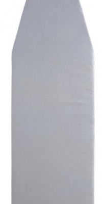 Household Essentials Standard Ironing Board Replacement Pad and Cover, Silver Silicone Coated