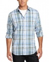 Nautica Men's Cape Cod Plaid Long Sleeve Shirt