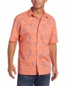 Nautica Men's Short Sleeve Seashell Linen Shirt