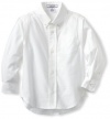 Kitestrings Boys 2-7 Toddler Oxford Button Front Shirt, White, 2T