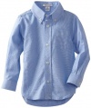 Kitestrings Boys 2-7 Toddler Oxford Button Down Shirt, Chambray, 2T