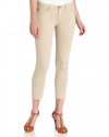 AG Adriano Goldschmied Women's Stilt Crop Rolled Up Jean, Sand, 26