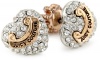 Juicy Couture Spring Icons Collection Pave Heart Rose Gold Stud Earrings