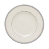 Lenox Tuxedo Platinum Ivory China Butter Plate