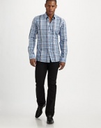 Cool, checked cotton, tailored in a traditional button-down silhouette.ButtonfrontButtoned-down collarCottonMachine washImported