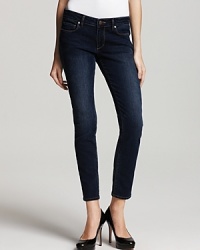 Go super sleek in a simple silhouette with these Paige Denim ankle-length jeans. Team with heels for an elongated look.