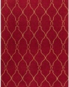 Area Rug 5x8 Rectangle Transitional Brick Color - Surya Fallon Rug from RugPal