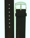 Fits Philip Stein Size 1 18mm Black Calf Leather Watchband with Spring Bars By JP Leatherworks