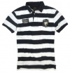 Polo Ralph Lauren Custom-Fit Striped Crest Polo