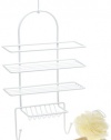 Taymor Petite White Shower Caddy Spa Gift Set