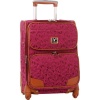 Diane Von Furstenberg Luggage Hearts 20 Inch Expandable Spinner, Beet/Plum, One Size