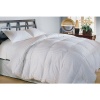 500 Thread Count Damask Stripe White Down Comforter Twin