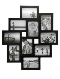 Malden Crossroads 3D 10-Slot Collage Picture Frames for 3-1/2-by-5-Inch Images