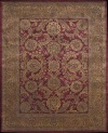 Nourison Rugs Jaipur Collection JA17 Burgandy Runner 2'4 x 8' Area Rug