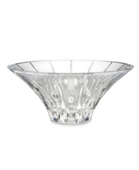 Wedge cuts and a dramatic shape in Marquis by Waterford crystal give the Sheridan Flared bowl a look of unparalleled splendor.