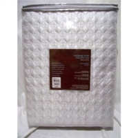 Hudson Park CROSS DIAMOND Quilted Coverlet Blanket, King Quilt - White $340