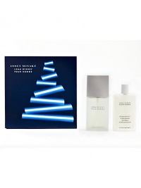 L'Eau d'Issey Pour Homme celebrates this holiday season with a deluxe, 2-piece gift set featuring its best sellers: Eau de toilette, 4.2 oz. and an after-shave balm, 3.3 oz. Made in France. 