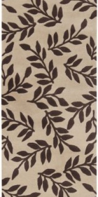 Area Rug 2x8 Runner Transitional Beige-Chocolate Color - Surya Gramercy Rug from RugPal