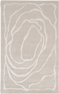 Area Rug 3x5 Rectangle Contemporary Beige Color - Surya Studio Rug from RugPal