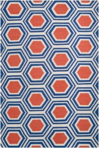 Area Rug 5x8 Rectangle Transitional Royal Blue Color - Surya Fallon Area Rug from RugPal.com