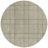 Area Rug 7x7 Round Transitional Light Jade Color - Surya Goa Rug from RugPal