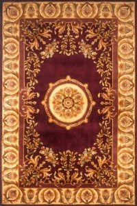 Area Rug 7x7 Square European Plum Color - Momeni Maison Rug from RugPal