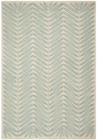 Area Rug 8x10 Rectangle Contemporary Chevron Leaves Color - Safavieh Martha Stewart Rug from RugPal