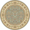 Safavieh Lyndhurst Collection LNH312B Light Blue and Ivory Round Area Rug, 5-Feet 3-Inch