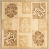 Area Rug 6x6 Square Traditional Ivory - Multi Color Color - Safavieh Lyndhurst Rug from RugPal