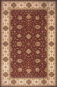 Area Rug 3x5 Rectangle Traditional Burgundy Color - Momeni Persian Garden Rug from RugPal