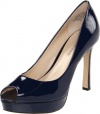 AK Anne Klein Women's Serafina Peep-Toe Pump