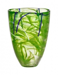 Kosta Boda Contrast Vase, Lime