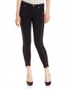 7 For All Mankind Women's The Cropped Skinny with Long Side Zips