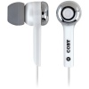 Coby CVE31 MP3 Super Bass Digital Stereo Earphones -iPod Ready -White