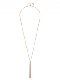 GUESS Gold-Tone Pavé Pendant Necklace