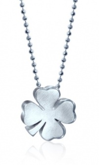 Alex Woo Little Luck Sterling Silver Clover Pendant Necklace, 16