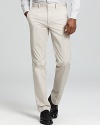 Effortless cool is easily achieved with neutral-hued pants from Theory.