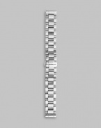 From the Deco Collection. A sleek stainless steel option to match your favorite Michele watch. Stainless steelFits all stainless steel Deco watch headsImported