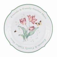 Lenox Butterfly Meadow Friends & Family Gather Here Dessert Platter