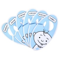 Sugarbooger Baby Closet Dividers, Peek-A-Boo Blue