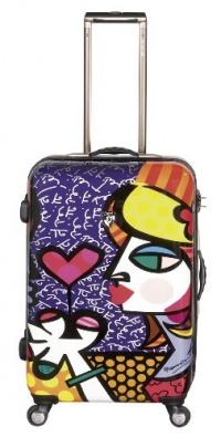 Heys USA Luggage Britto Couple 26 Inch Hardside Spinner, Couple, 26 Inch